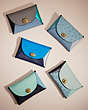 COACH®,REMADE COLORBLOCK MEDIUM POUCH,Leather,Pride,Blue Multi,Group View