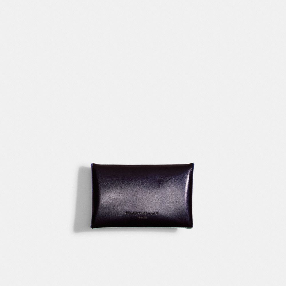 COACH®,Remade Colorblock Medium Pouch,Coin,Embossed,Color Block,Logo,Casual,Multi Color,Back View