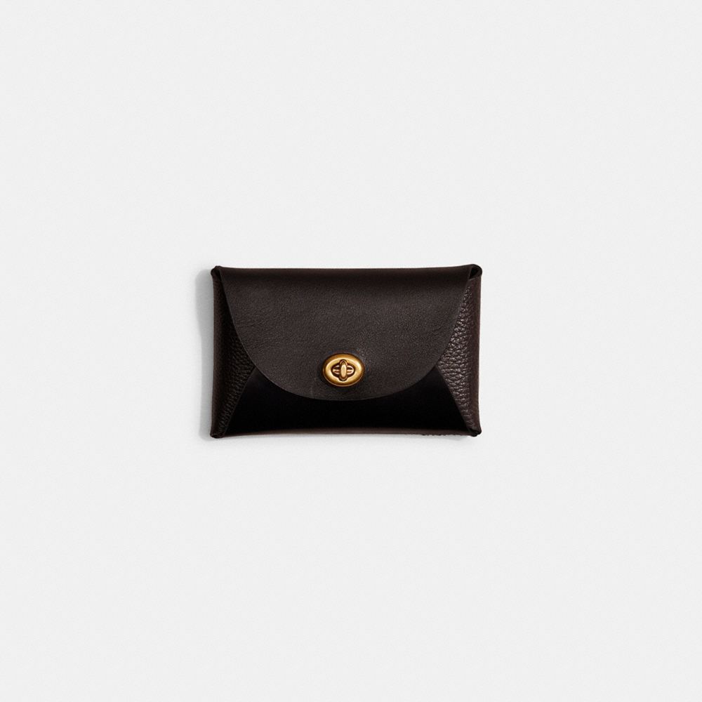 COACH®,Remade Colorblock Medium Pouch,Coin,Logo,Color Block,Embossed,Casual,,Front View