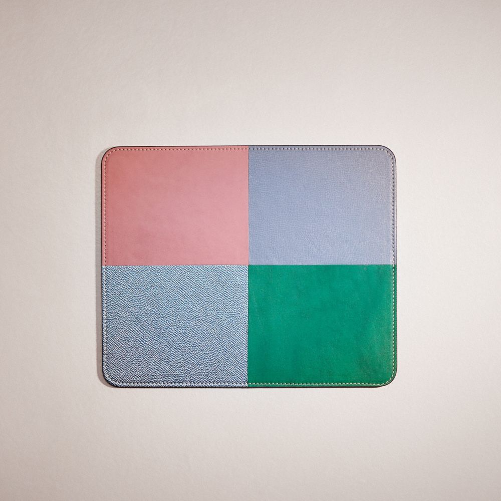 COACH®,REMADE COLORBLOCK MOUSE PAD,n/a,Medium,Multi,Front View