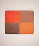 COACH®,REMADE COLORBLOCK MOUSE PAD,n/a,Medium,Brown/Multi,Front View