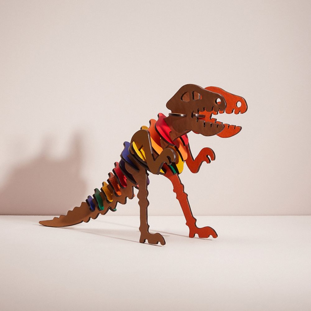 Remade Oversized Colorblock Rexy 3 D Puzzle COACH