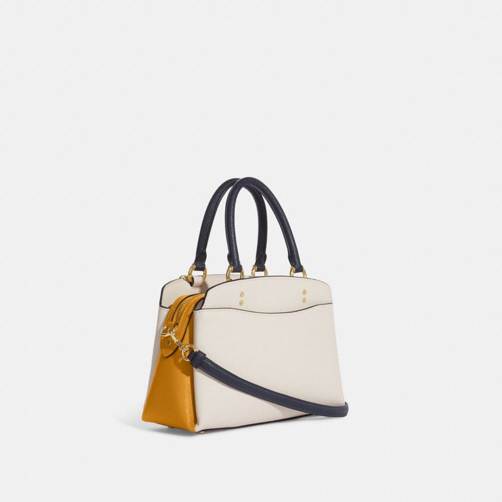 Coach 91162 Lillie Carryall In Colorblock Chalk Multi 