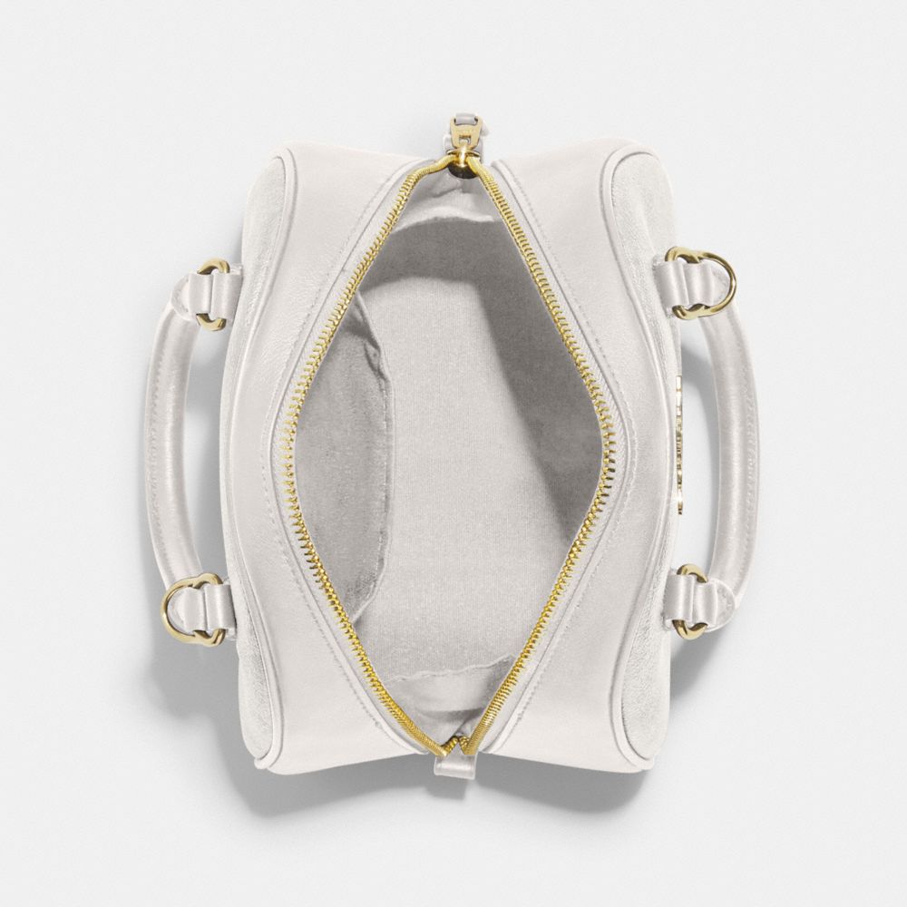 COACH®,Sydney Satchel In Signature Canvas,,Inside View,Top View