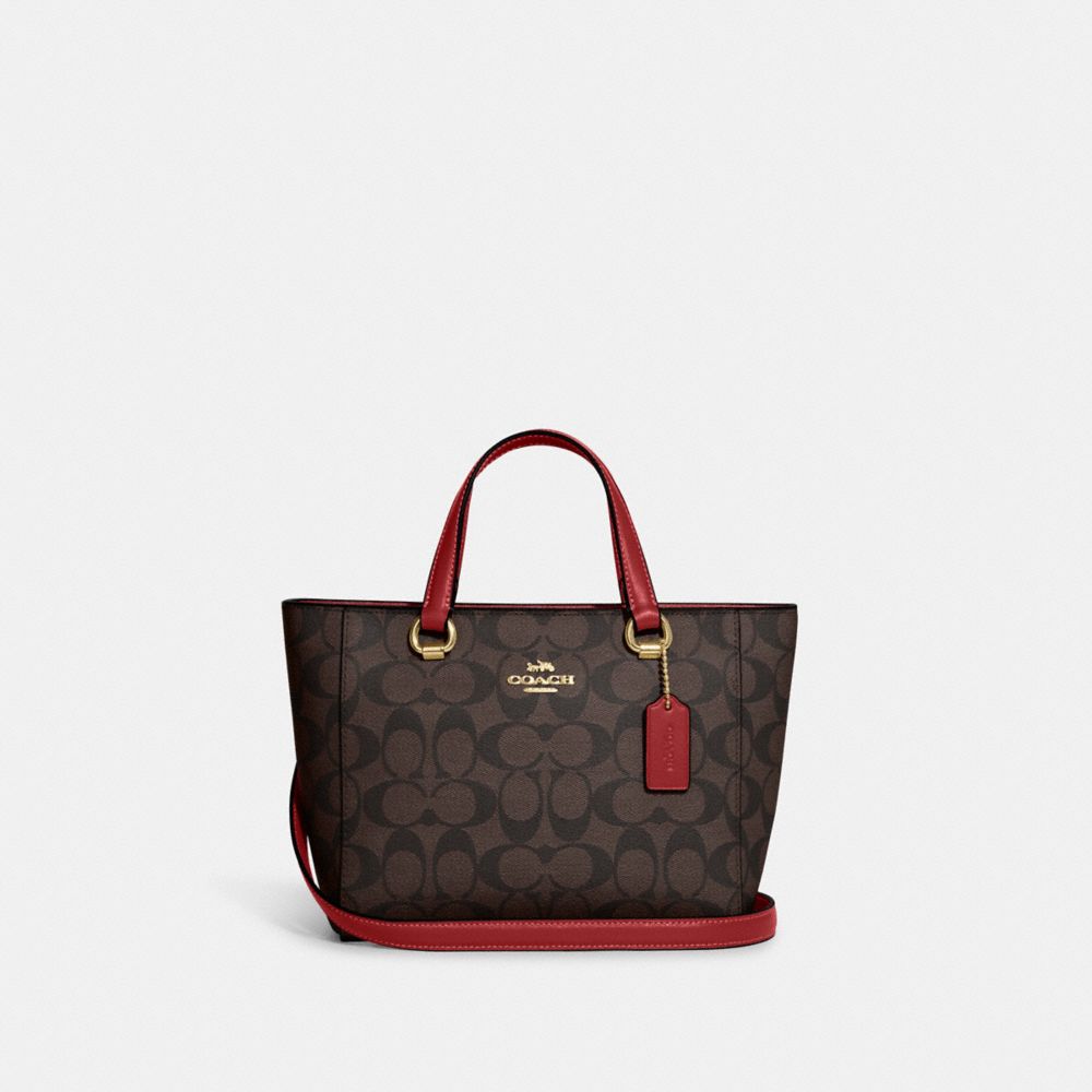 COACH OUTLET Alice Satchel In Signature Canvas