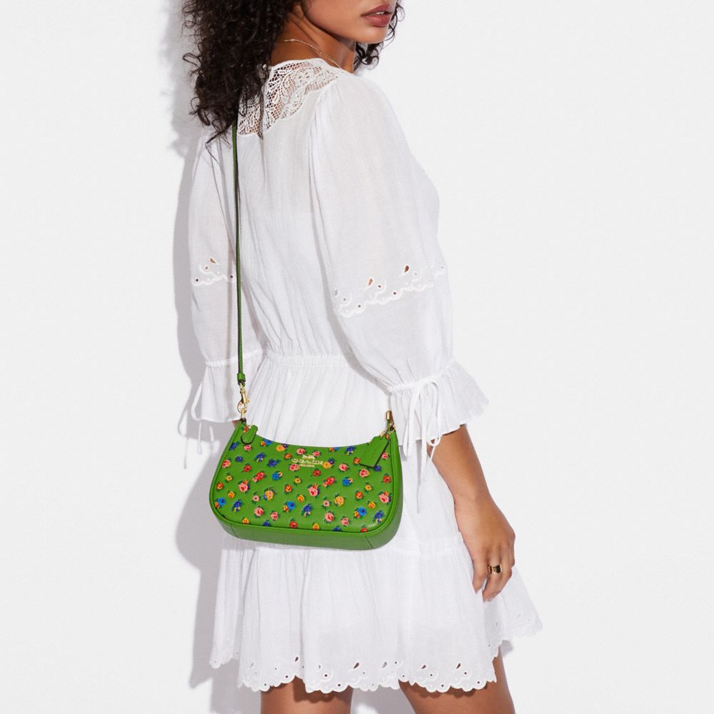 Teri Shoulder Bag With Mini Vintage Rose Print