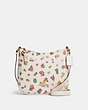 COACH®,ELLIE FILE BAG WITH SPACED FLORAL FIELD PRINT,Medium,Gold/Chalk Multi,Front View
