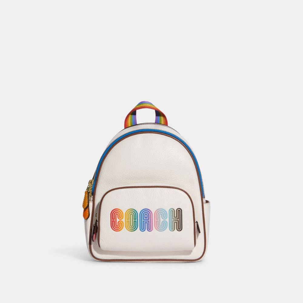 COACH OUTLET® Mini Court Backpack With Rainbow Coach
