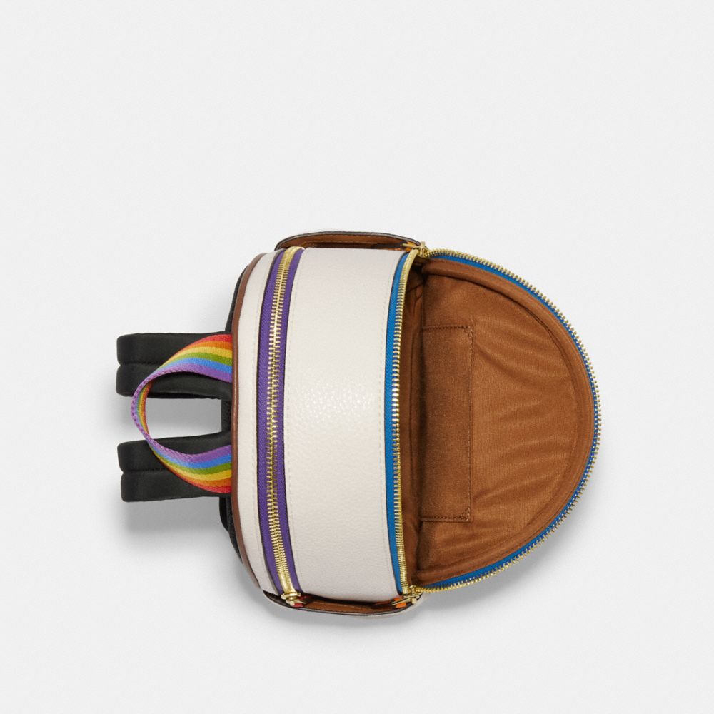 Mini Court Backpack With Rainbow Coach