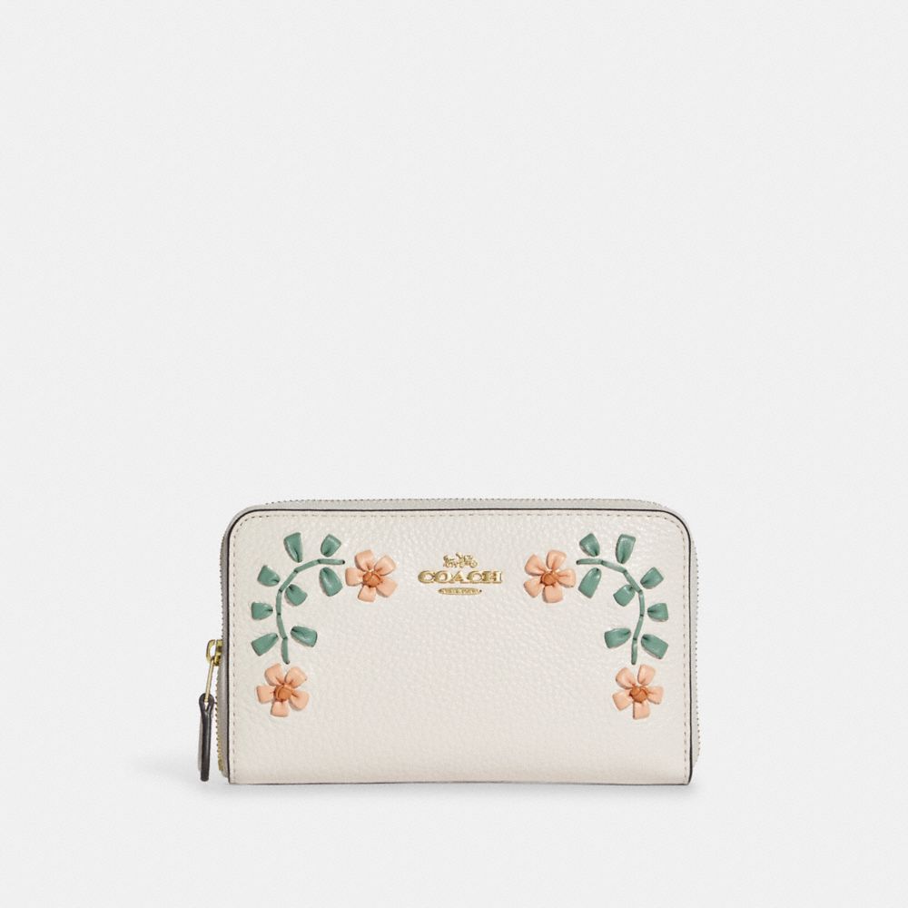 Coach on sale wallet flower