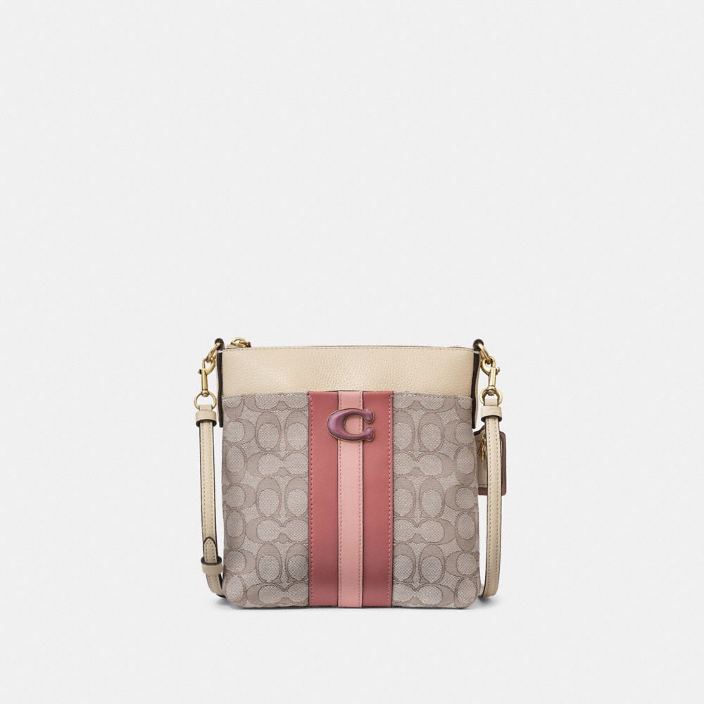 Coach messenger crossbody store in signature jacquard