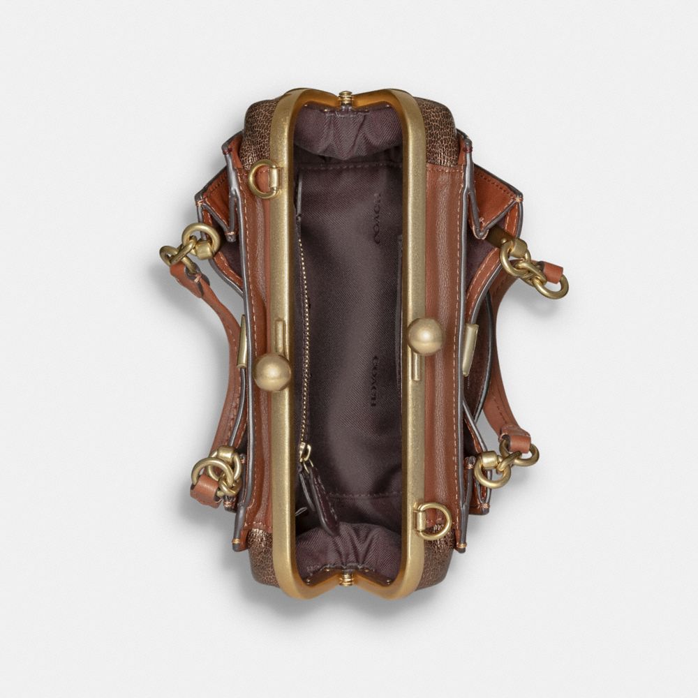 COACH® | Upcrafted Kisslock Dreamer 21 With Snakeskin Detail