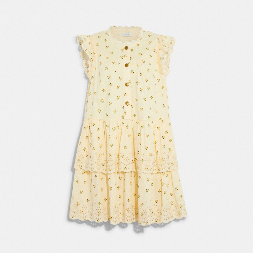 Broderie Anglaise Dress In Organic Cotton