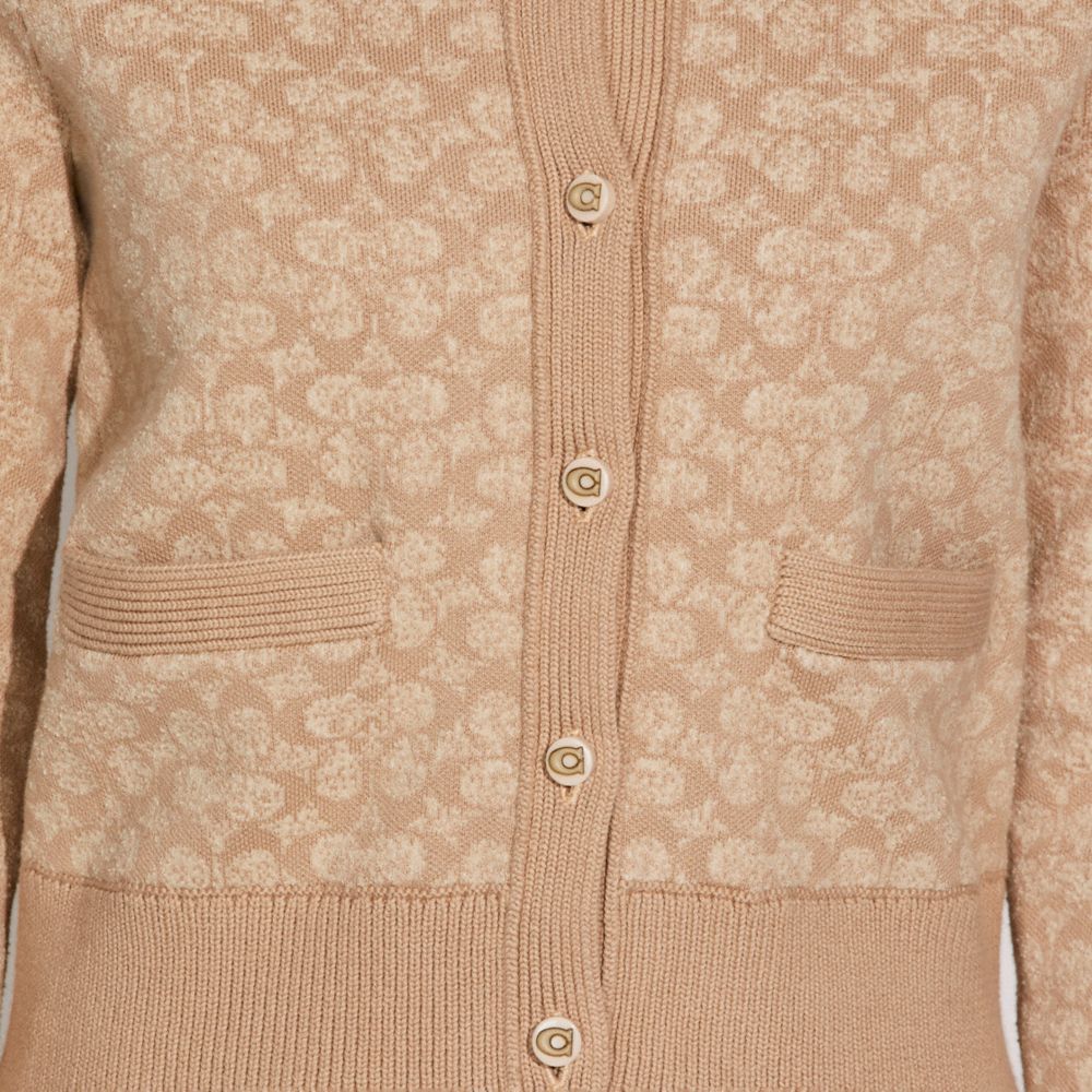 COACH® | Signature Cardigan