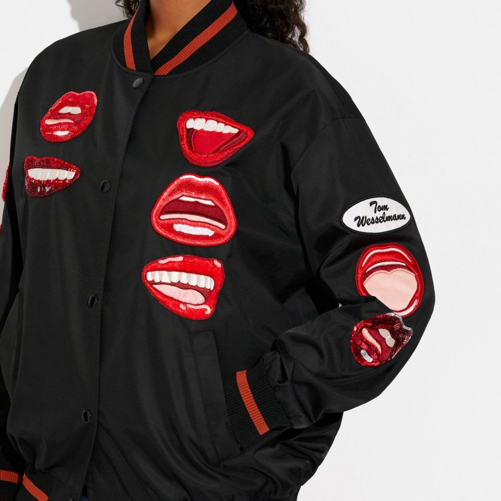 COACH® | Coach X Tom Wesselmann Souvenir Jacket