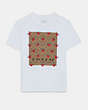 T-shirt signature à motif de fraise en coton biologique
