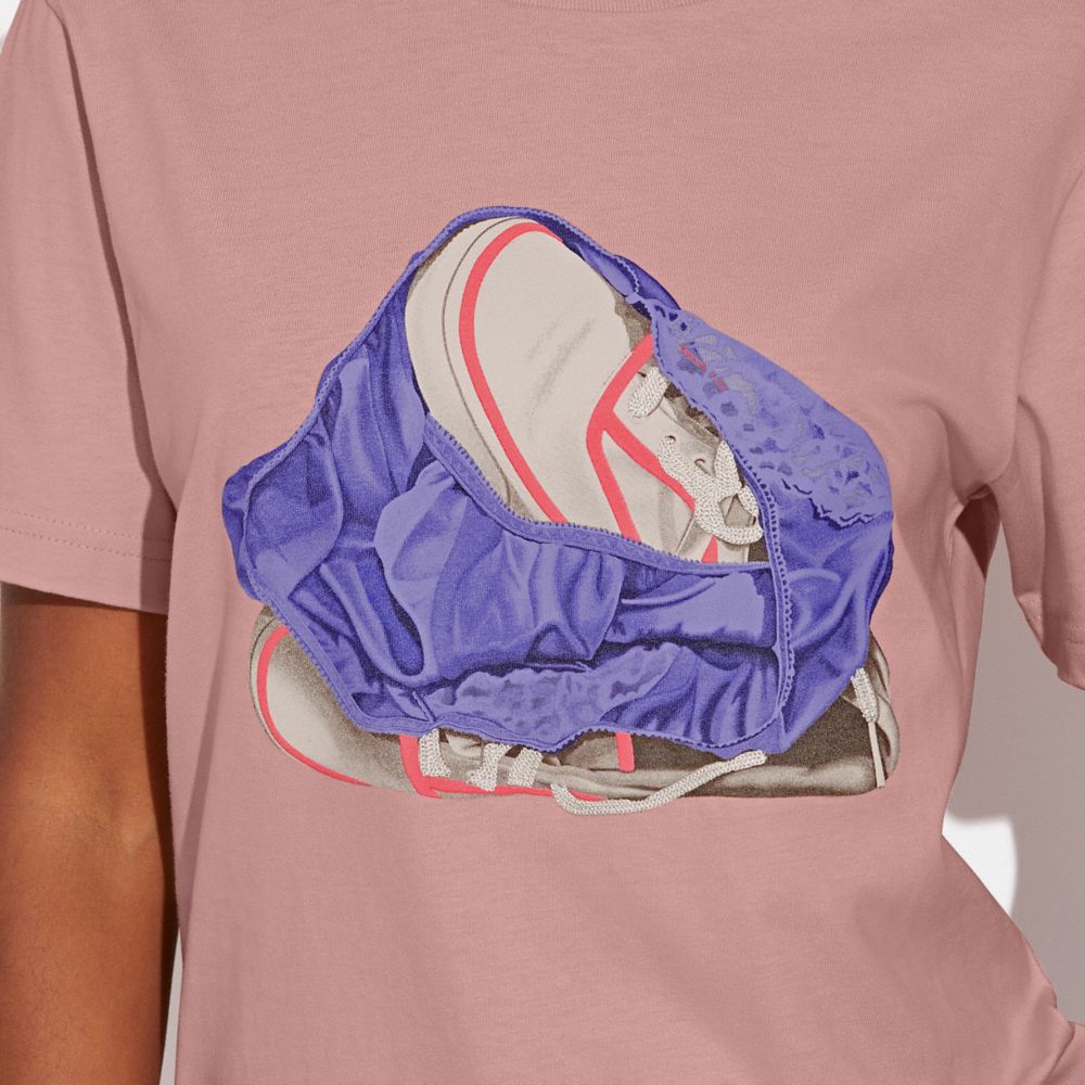 Coach X Tom Wesselmann T Shirt In Organic Cotton