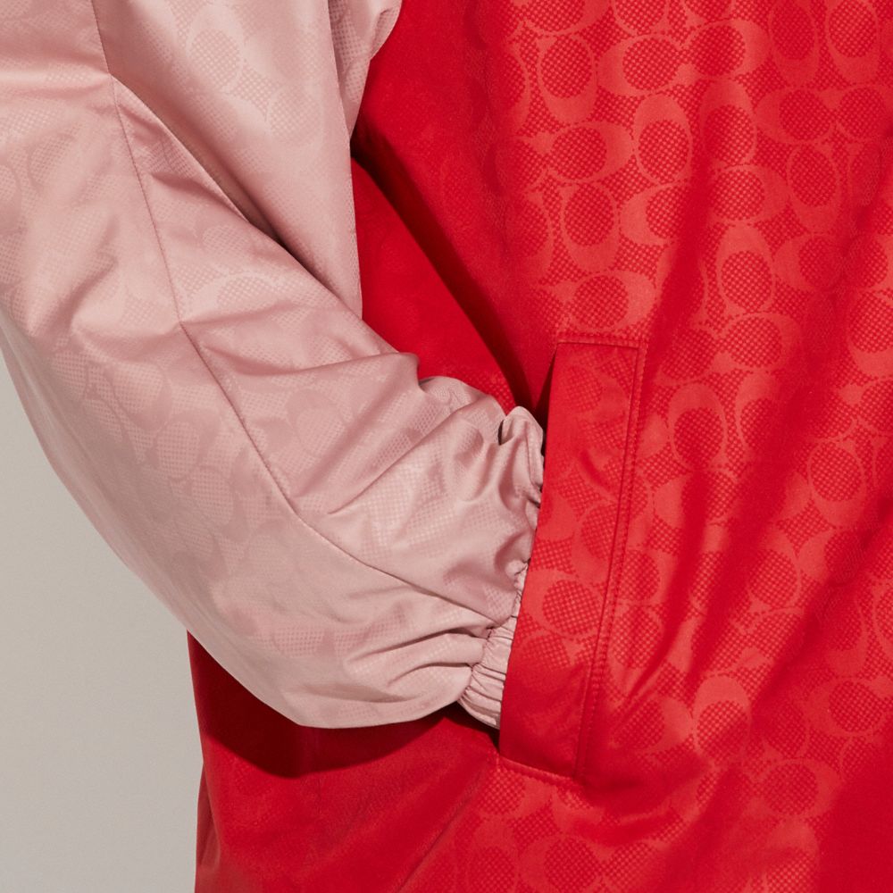 COACH®,Signature Oversized Jacket In Recycled Polyester,,Detail View