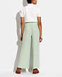 COACH®,PRINTED LOOM PANTS,Viscose,Green/White,Scale View