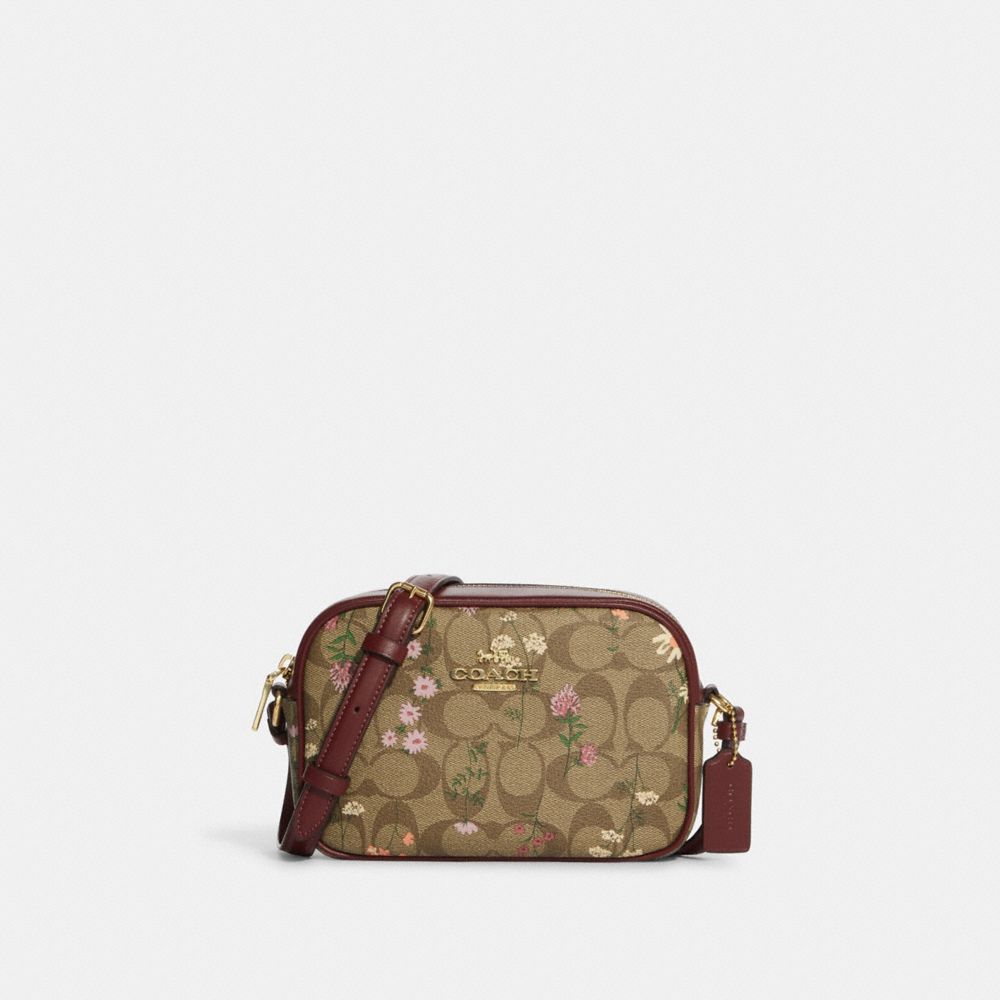 COACH JAMIE CAMERA BAG IN SIGNATURE CANVAS CA547 IMUOE