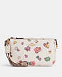 COACH®,NOLITA 19 WITH SPACED FLORAL FIELD PRINT,Mini,Gold/Chalk Multi,Front View