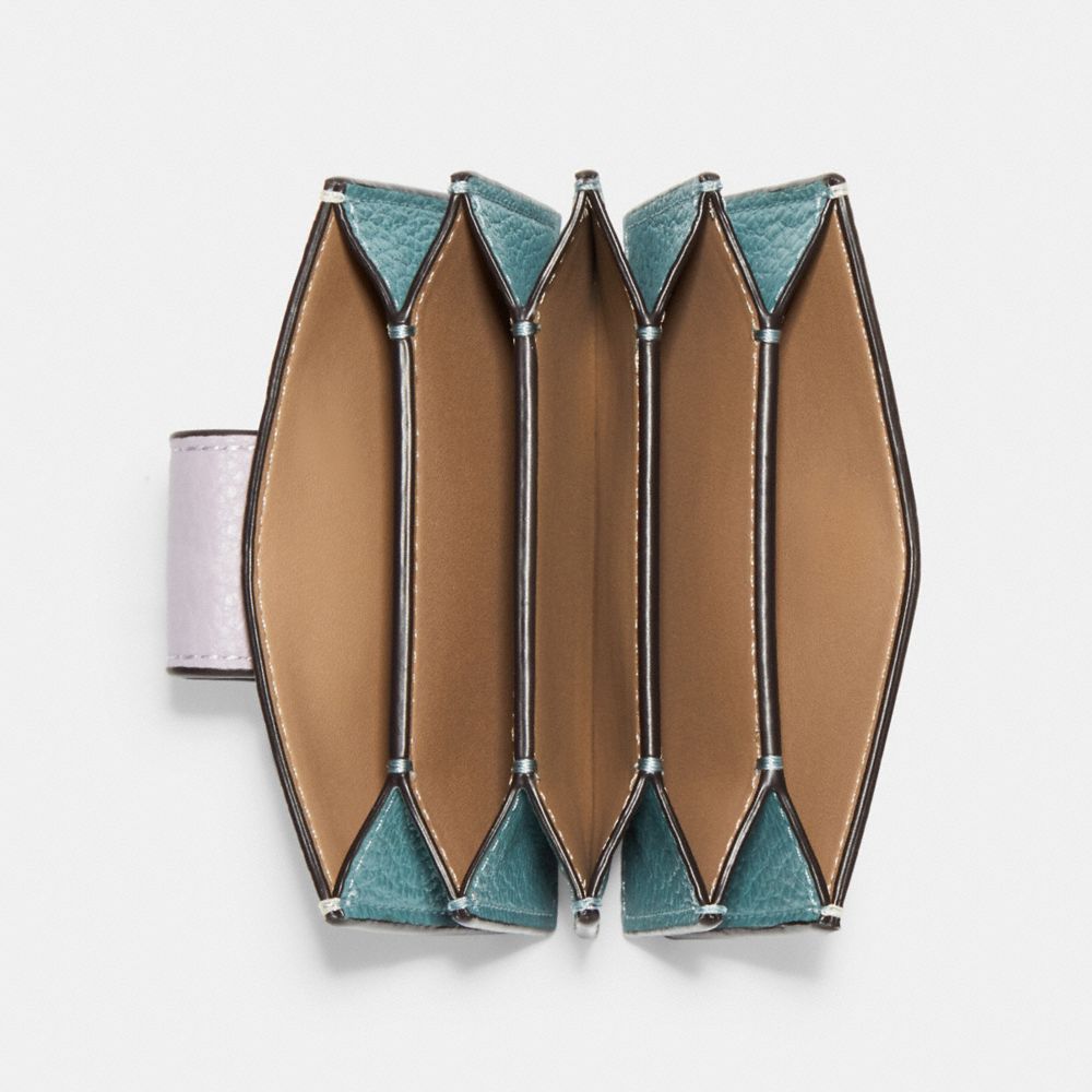 Accordion Card Case In Colorblock