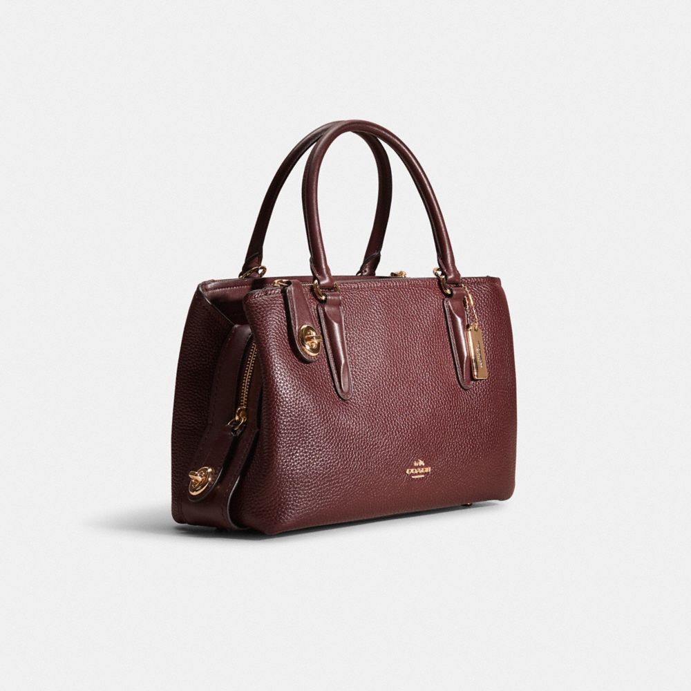 Coach pebbled 2024 brooklyn 28 carryall