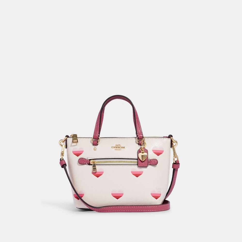 COACH®  Heart Crossbody In Signature Canvas With Heart And Star Print