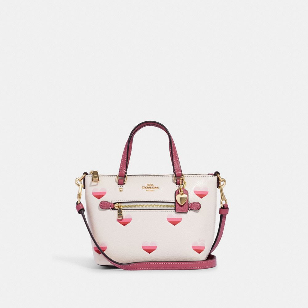 COACH OUTLET® | Mini Gallery Crossbody With Stripe Heart Print