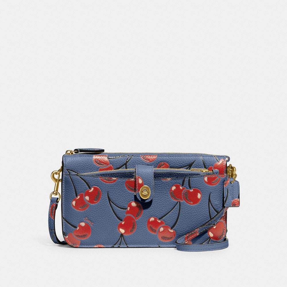 Noa Pop Up Messenger With Cherry Print