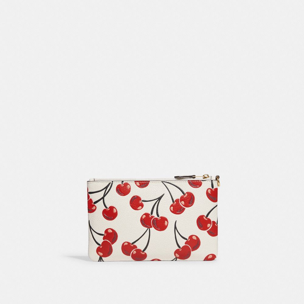 COACH® | Small Wristlet With Cherry Print