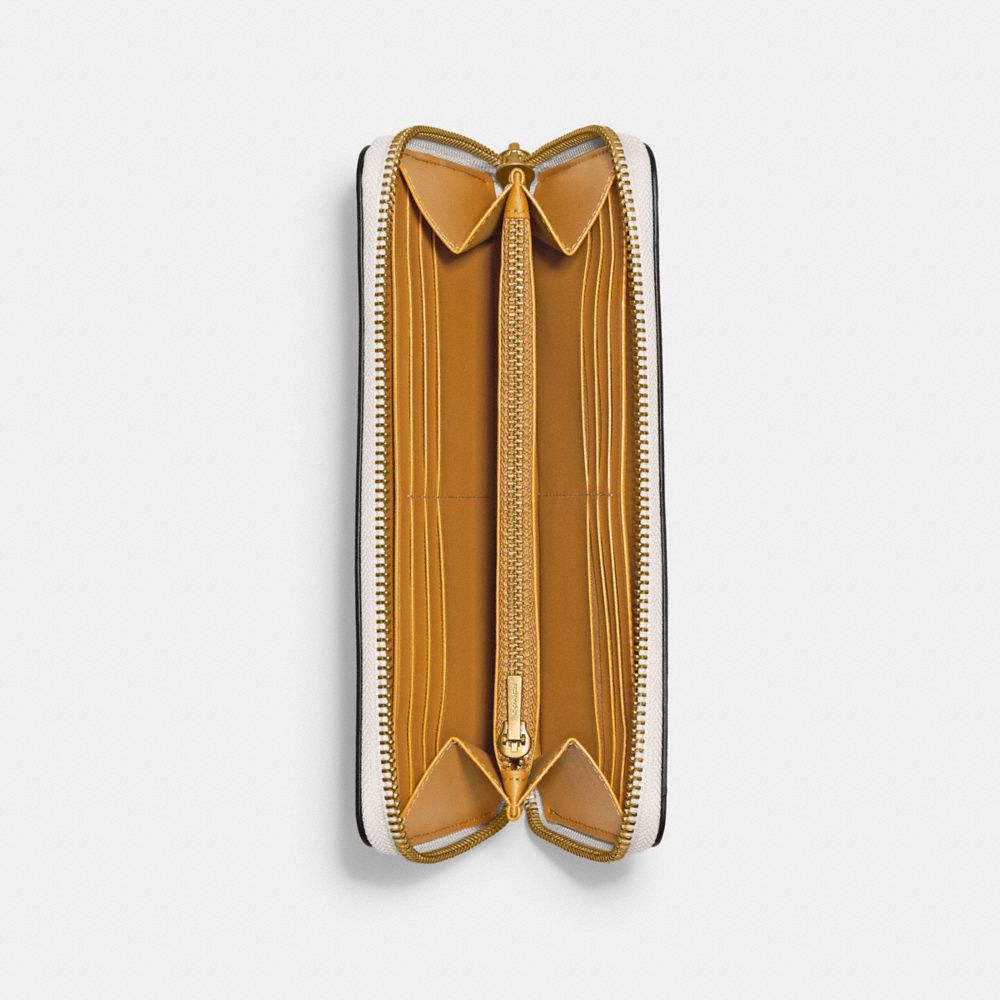Portefeuille accordéon à zip à imprimé cerises