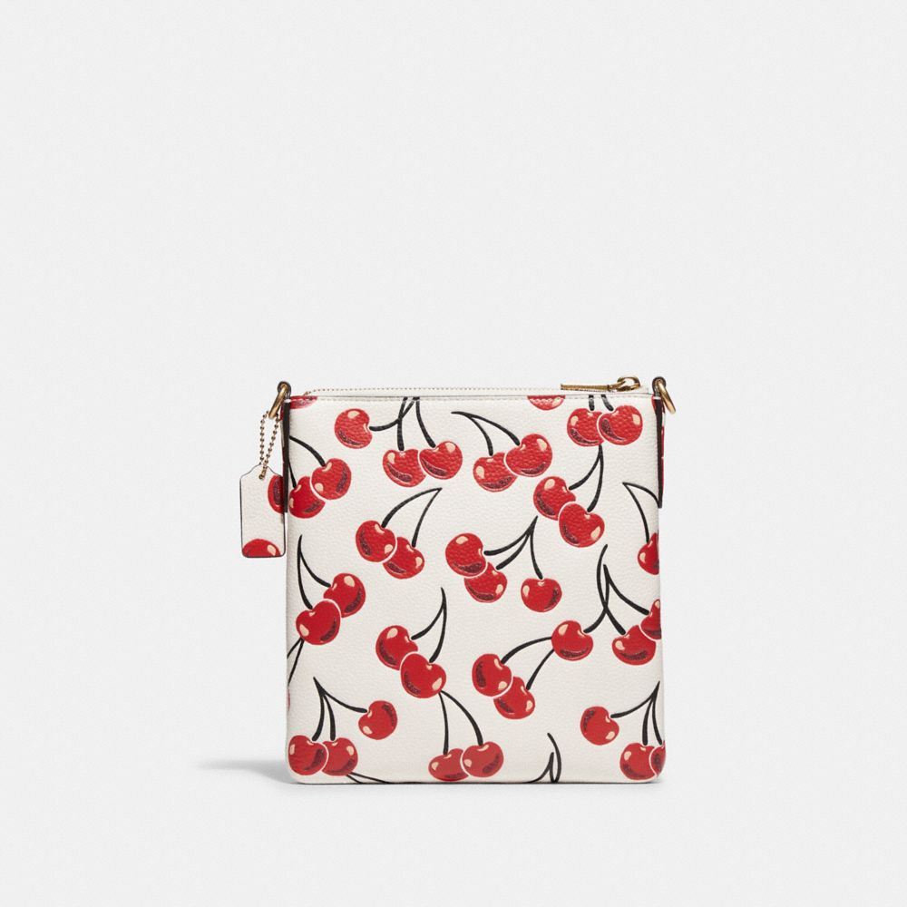 COACH® | Kitt Messenger Crossbody Bag With Cherry Print