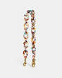 COACH®,SHORT CHAIN STRAP WITH RECYCLED RESIN,resin,Brass/Multi,Front View