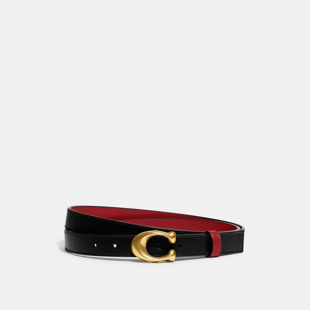 Coach Women's Signature Buckle Belt 38mm, Chestnut Black, Small :  : Clothing, Shoes & Accessories