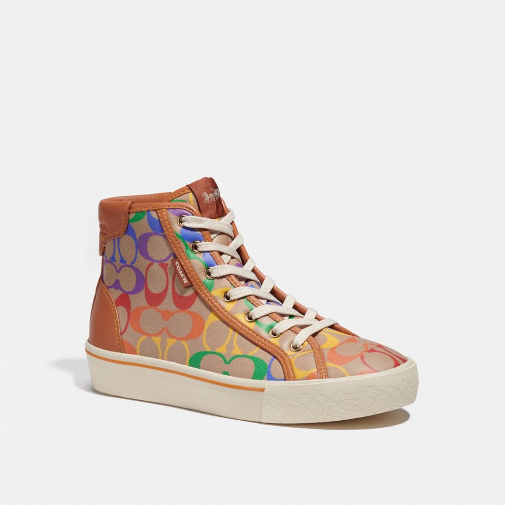 Women's coach store high top sneakers