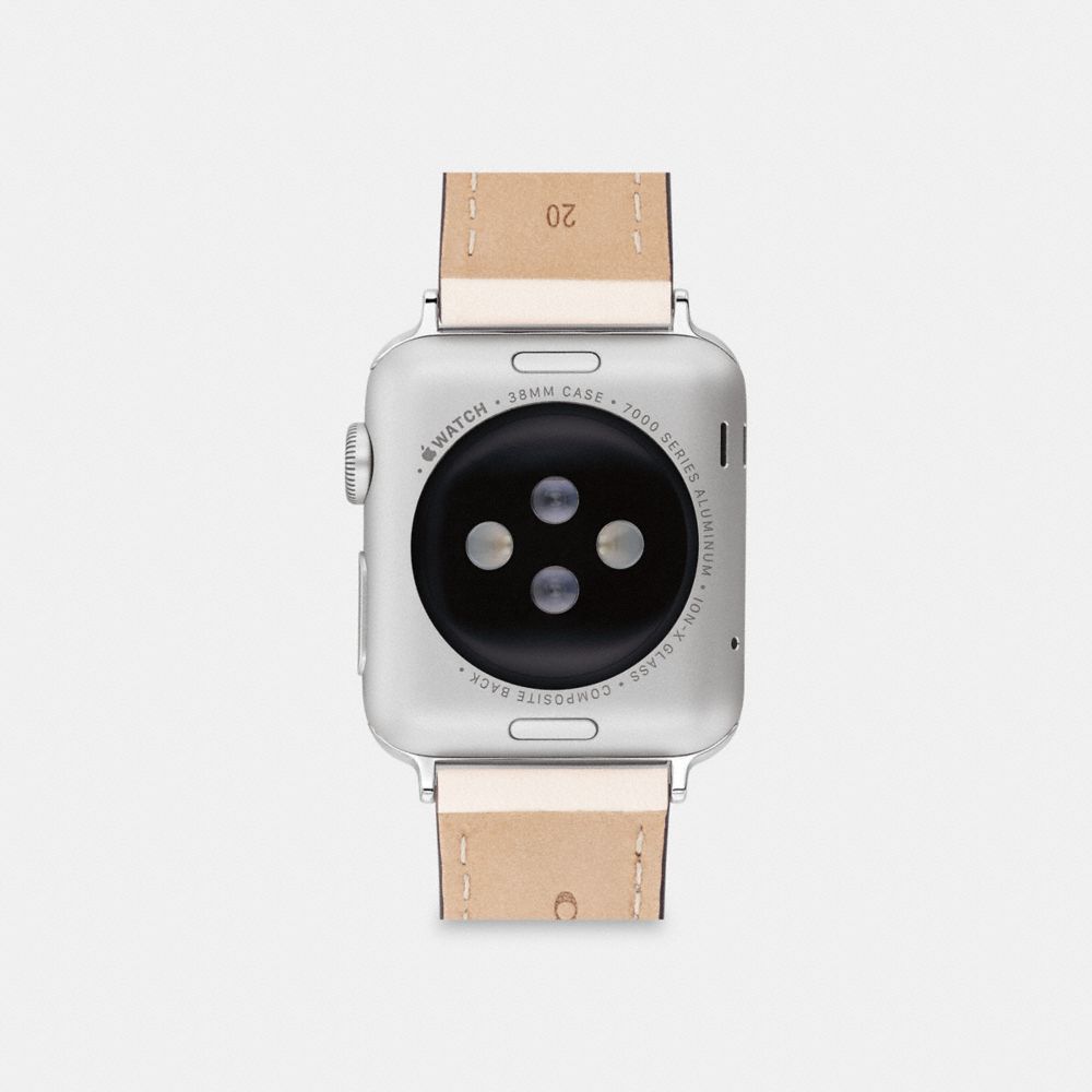 COACH®,Apple Watch® Strap, 38 Mm And 40 Mm,,Back View
