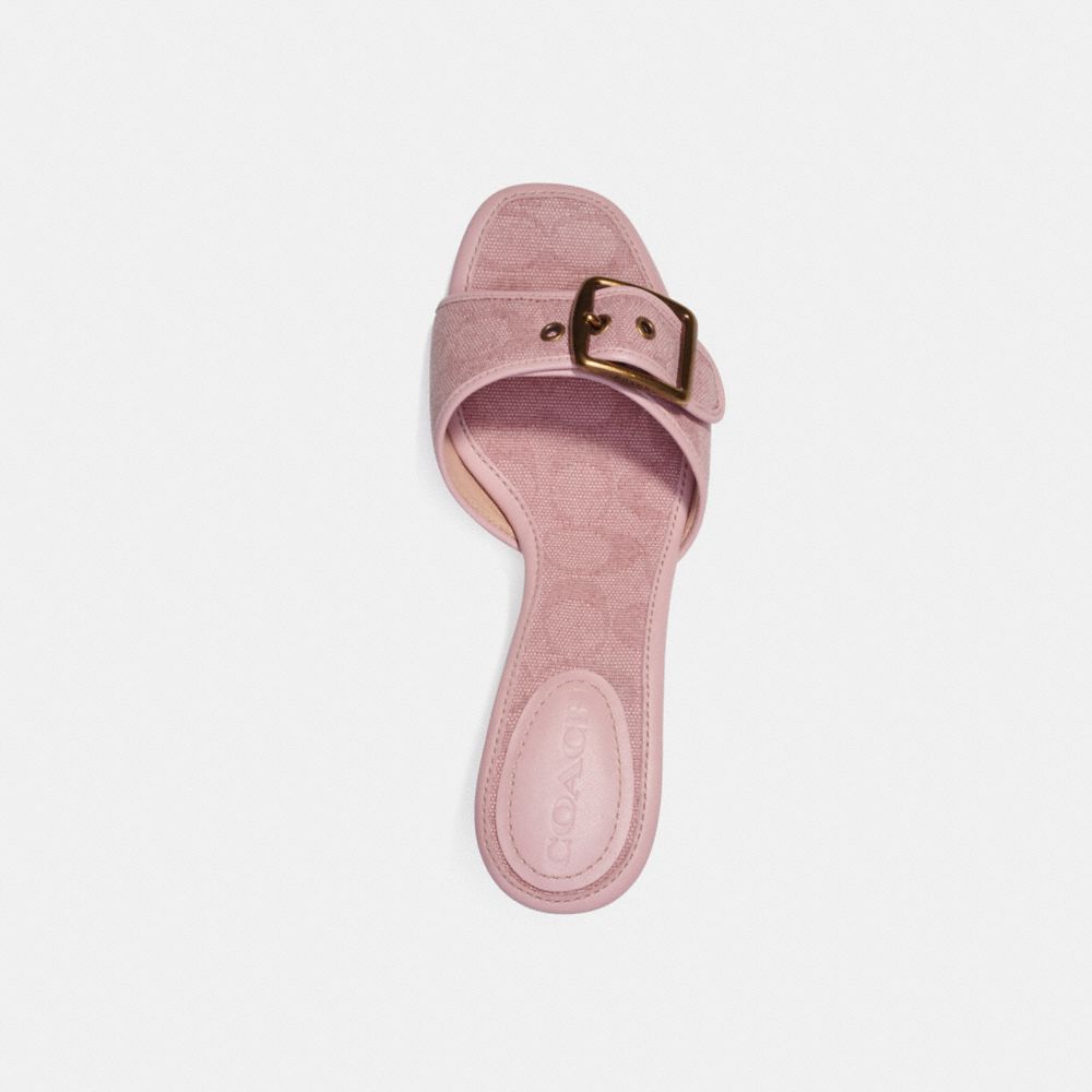 Margot Sandal In Signature Jacquard Canvas