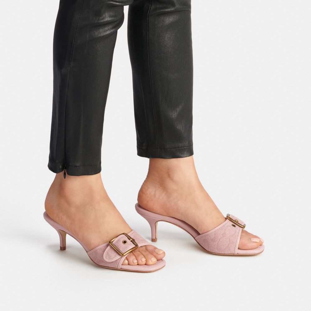 Margot Sandal In Signature Jacquard Canvas