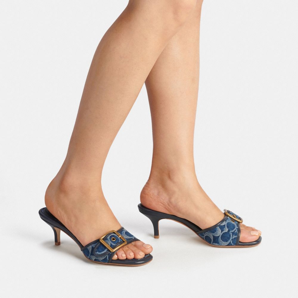 COACH Margot Sandal In Signature Denim