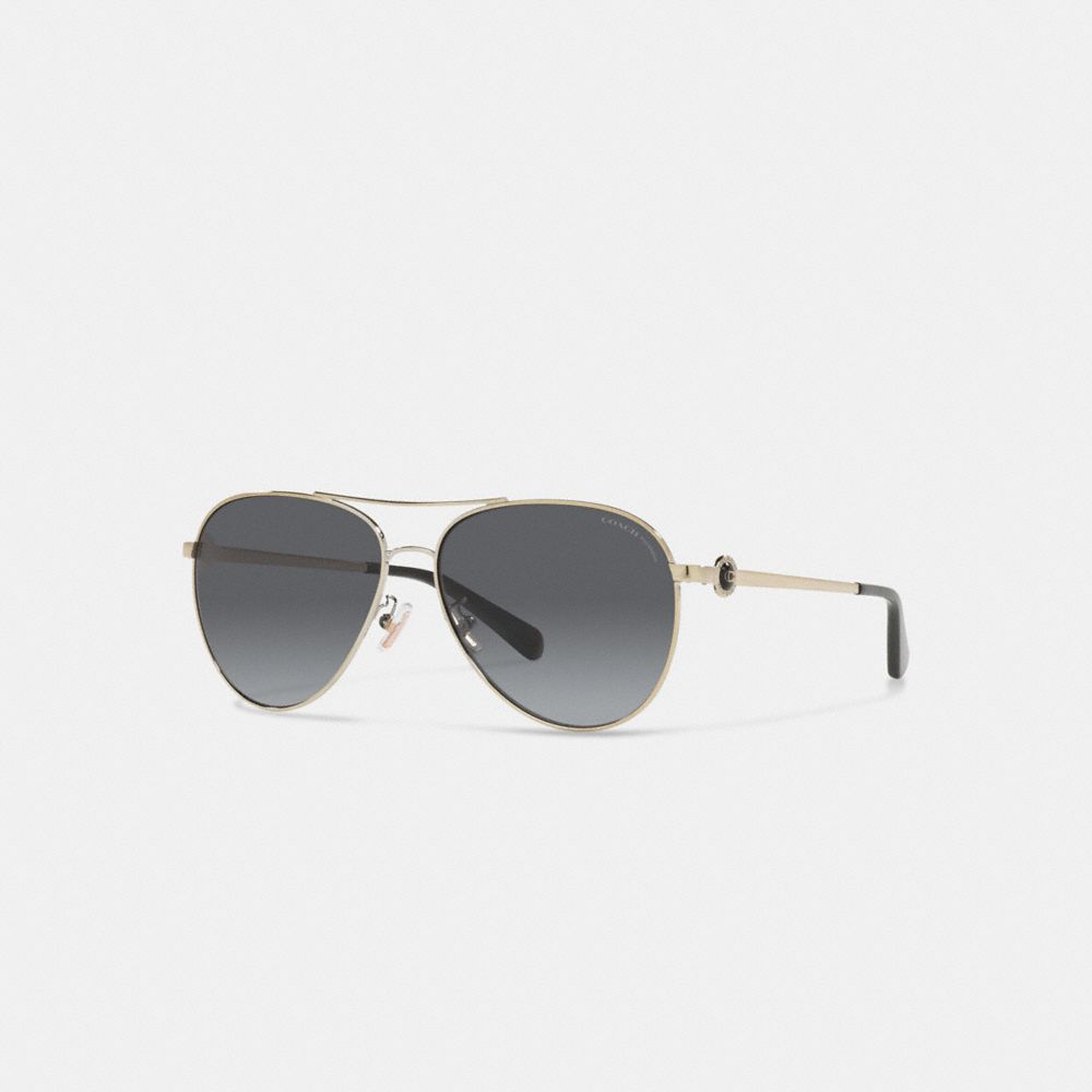 Coach aviator sunglasses sale