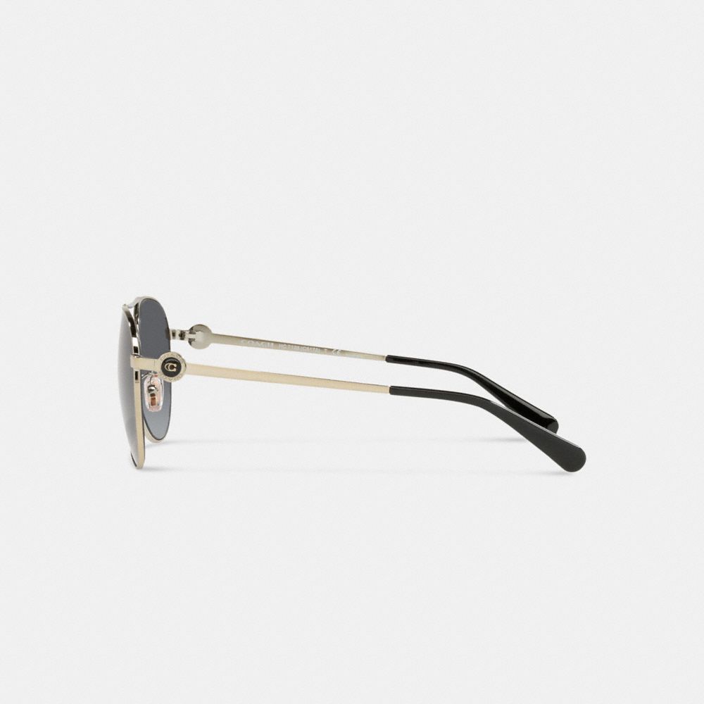 Metal Aviator Sunglasses