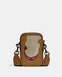 COACH®,COACH X TOM WESSELMANN ROGUE CROSSBODY 12,Glovetanned Leather,Small,Light Toffee Multi,Front View