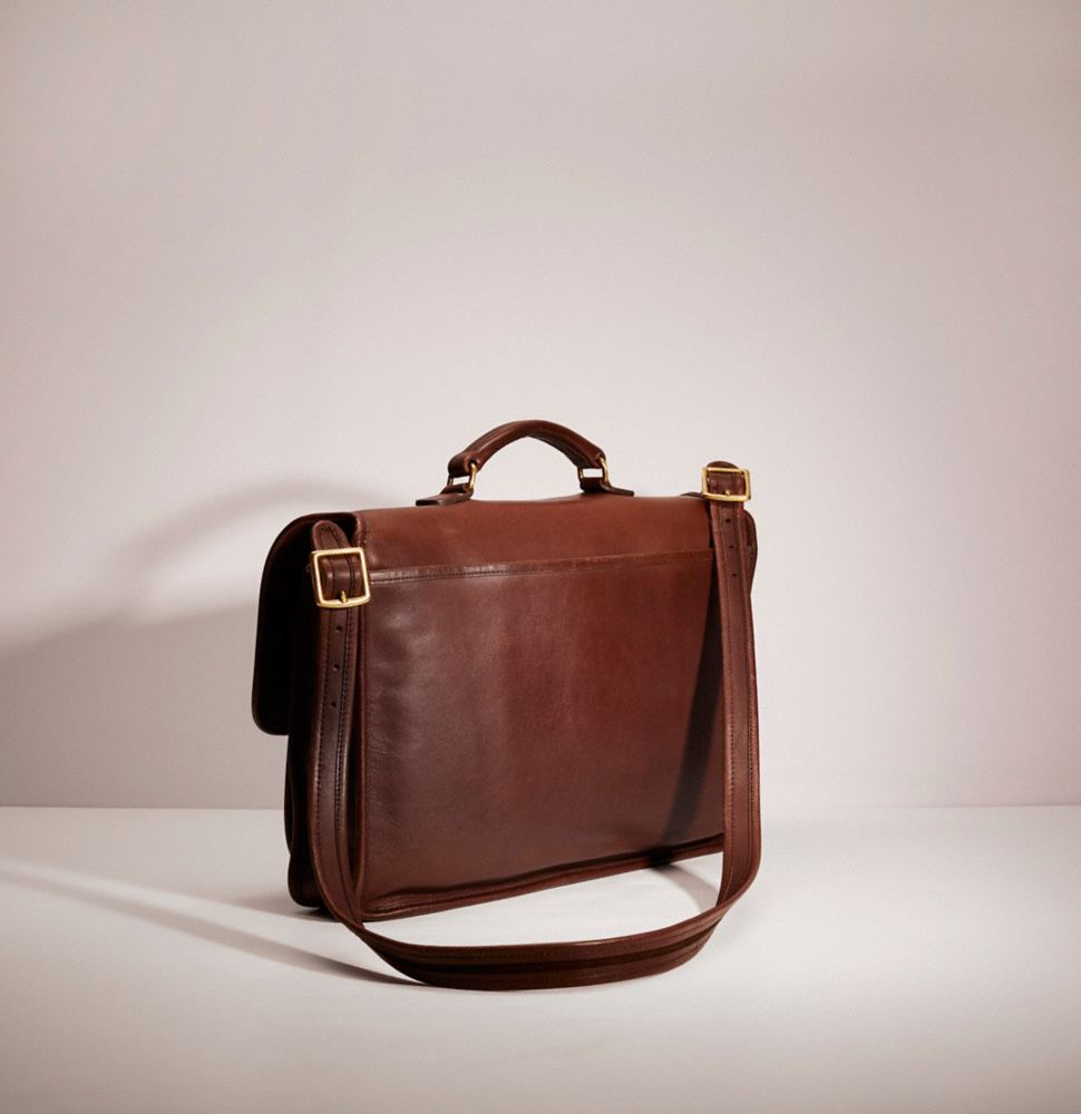 Coach metropolitan store leather briefcase