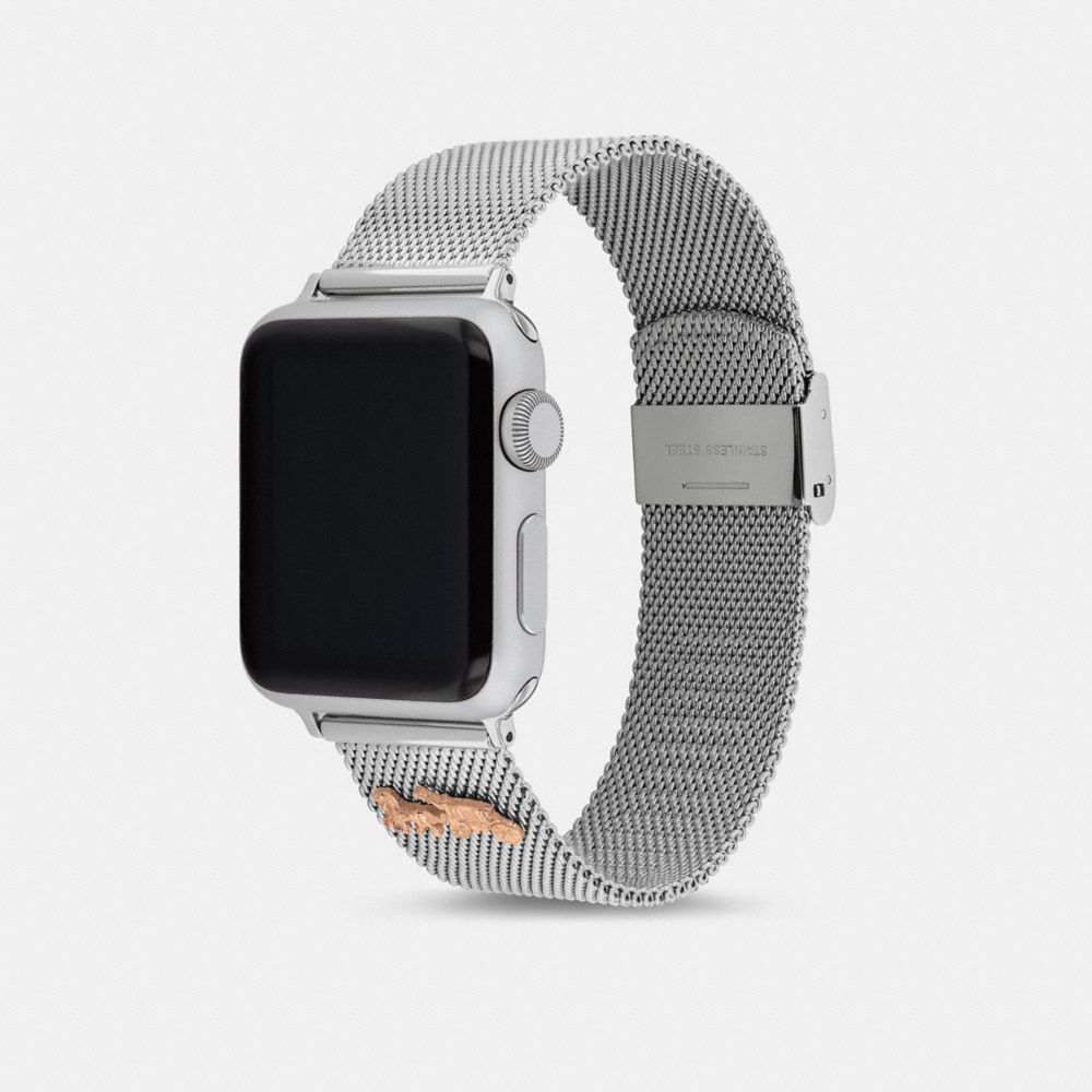 COACH®,BRACELET APPLE WATCH®, 38 MM et 40 MM,Métal,Acier inoxydable,Angle View