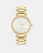COACH®,MONTRE CARY, 34MM,Or,Front View