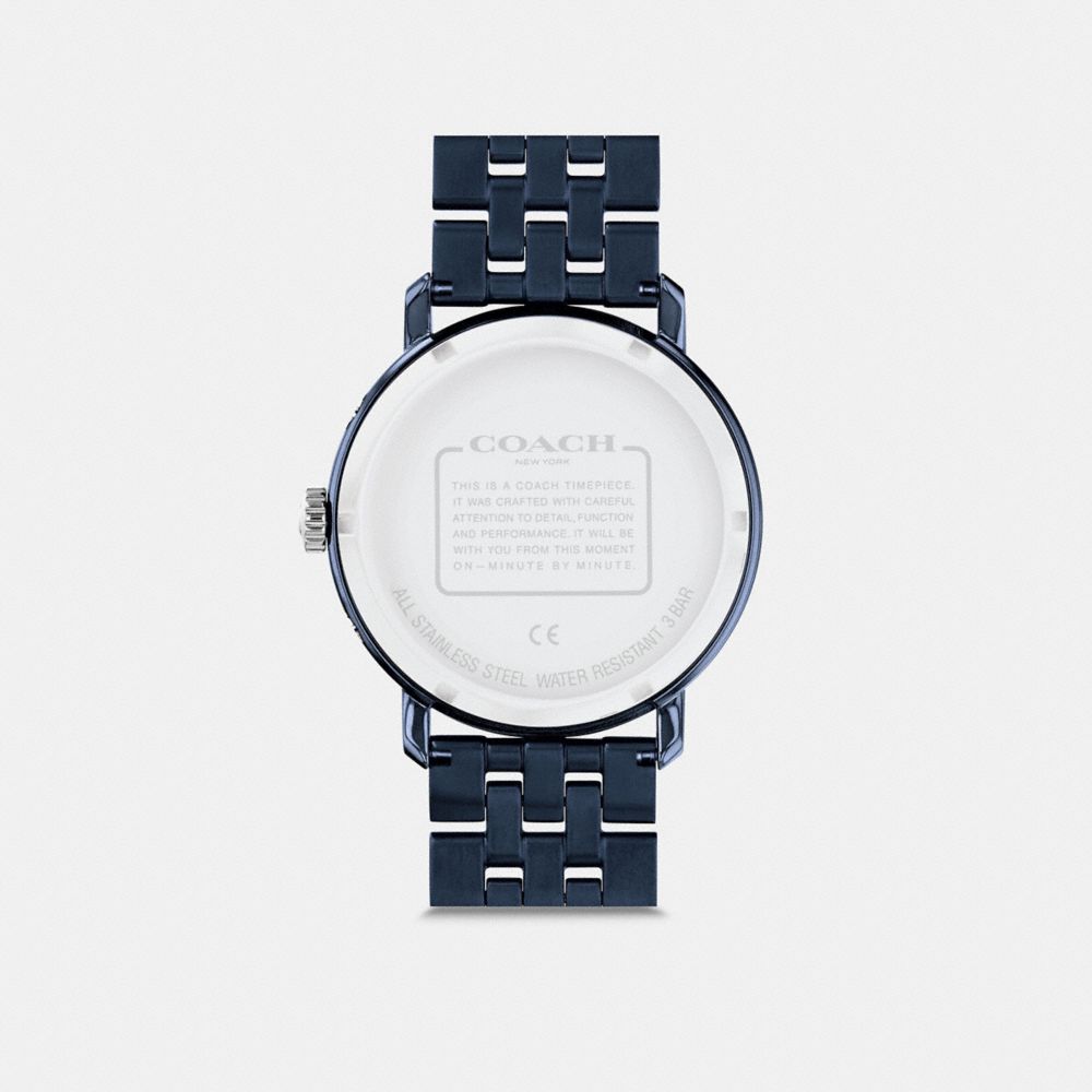 COACH®,Harrison Watch, 42 Mm,,Back View