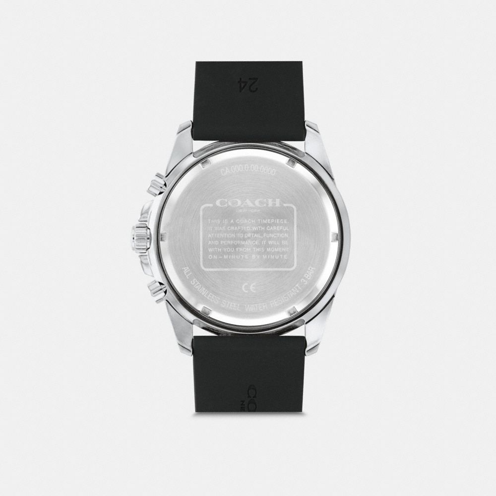 COACH®,Kent Watch, 44 Mm,,Back View