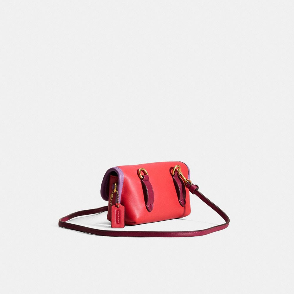Coach Restored Turnlock Flare Belt Bag In Colorblock