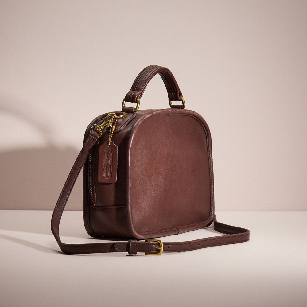 COACH®,Vintage Lunchbox Zip Bag,,Angle View